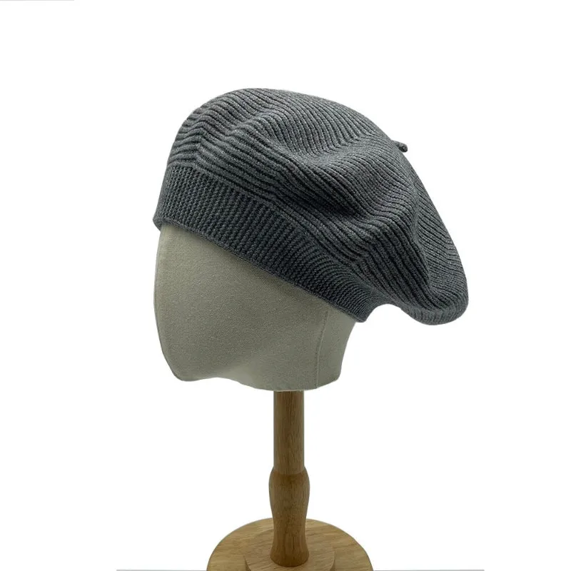 Jazzy Outdoor Travel Winter Fashion Knitted Beret Hats