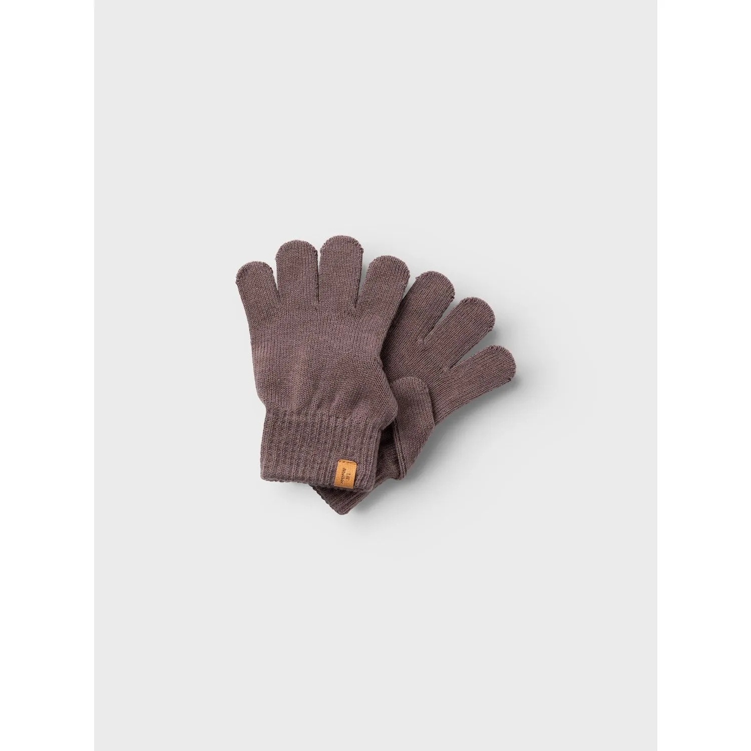 Lil'Atelier Peppercorn Nalu Knit Gloves