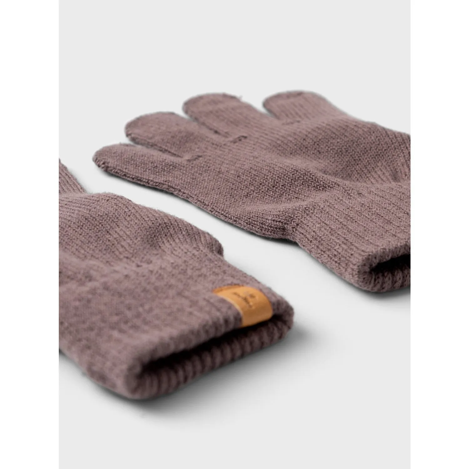 Lil'Atelier Peppercorn Nalu Knit Gloves