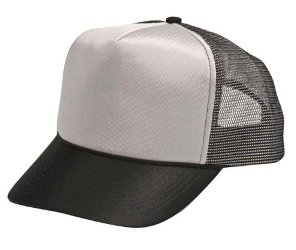 Luminescent Mesh Back Two Tone Trucker Baseball Caps Hats Unisex