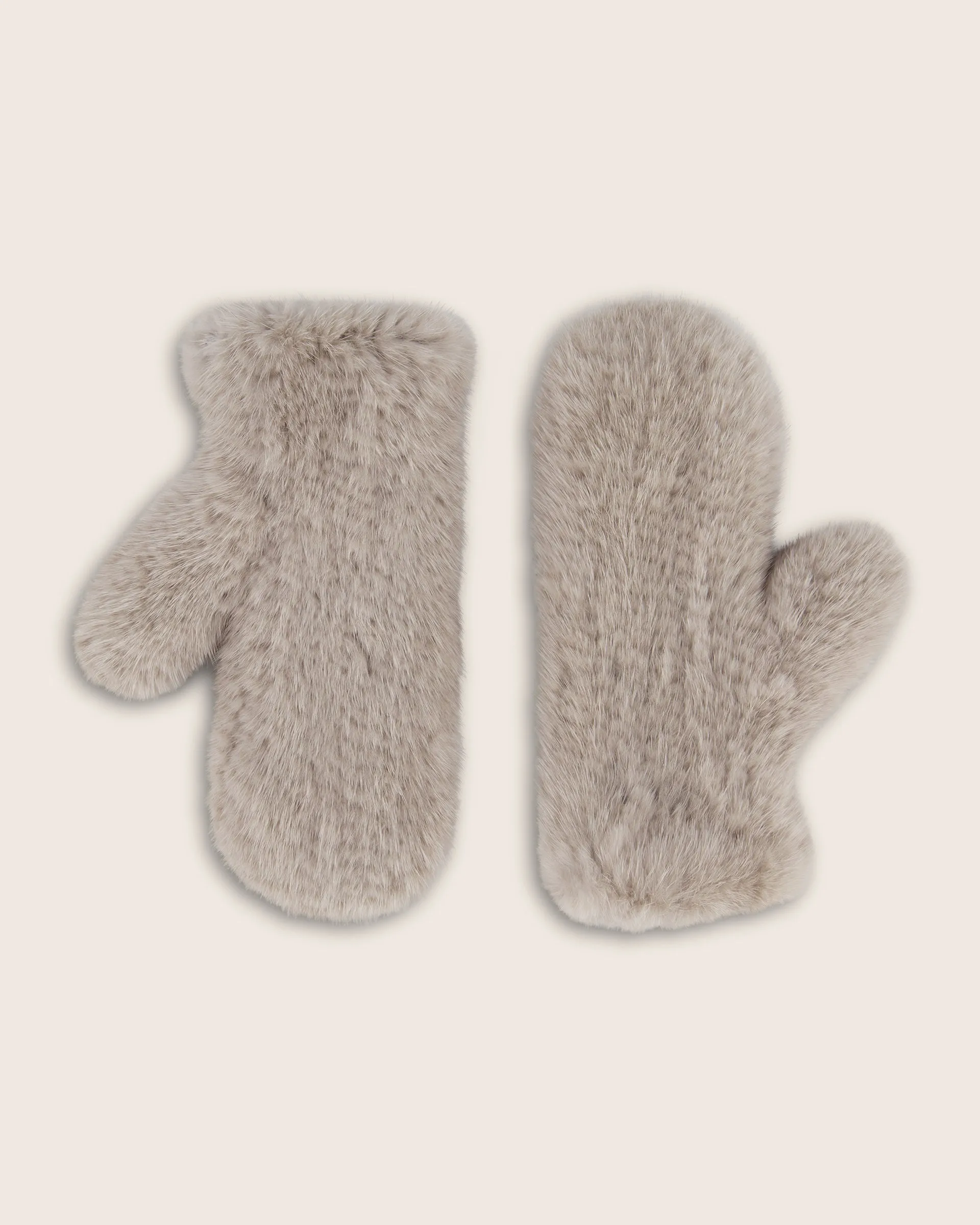 Lusso Mink Mittens