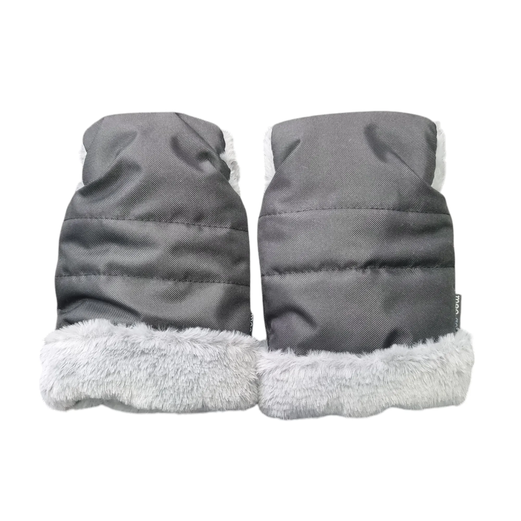 Mee-go Luxury Grey Universal Pushchair Fleece Lined Hand muff