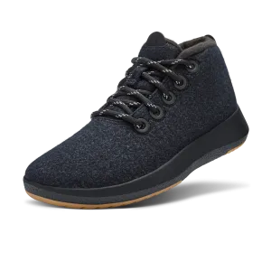 Men's Wool Runner-up Mizzles - Natural Black (Rugged Khaki Sole)