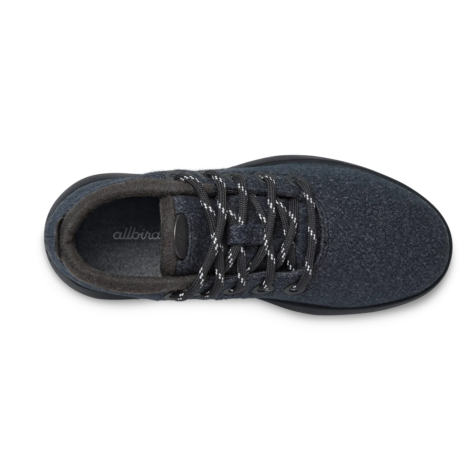 Men's Wool Runner-up Mizzles - Natural Black (Rugged Khaki Sole)