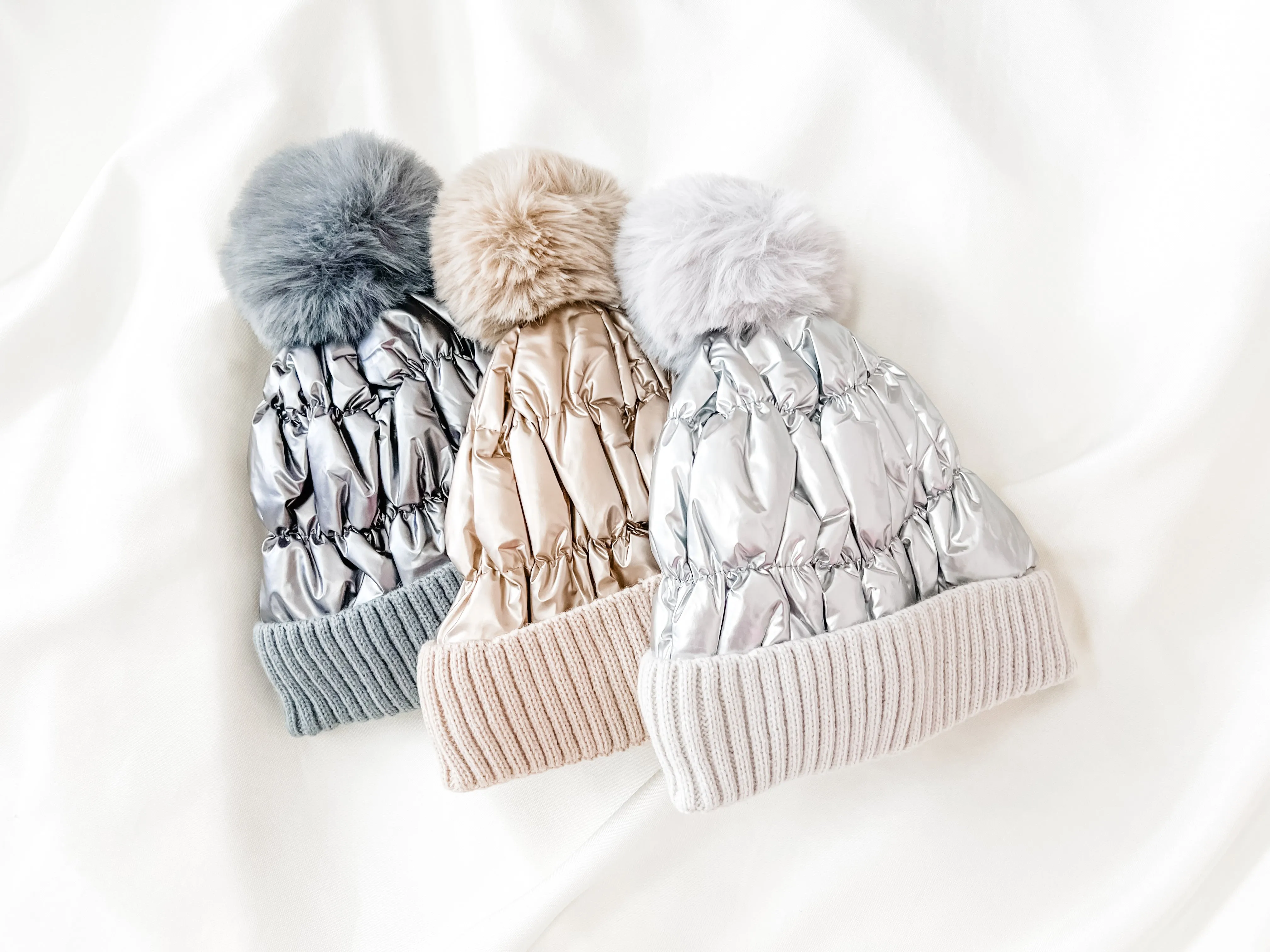 Metallic Pom Beanie 2.0