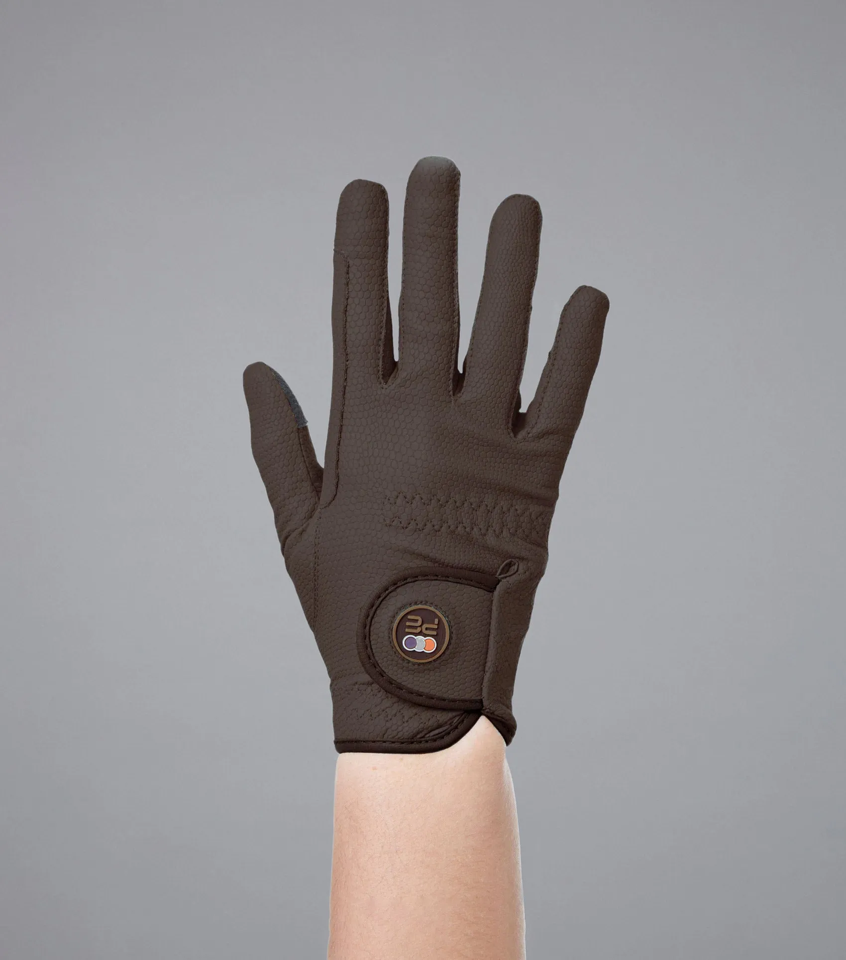 Metaro Junior Riding Gloves Brown