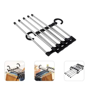 Multifunctional Practical Folding Closet Trouser Organizer Clothes Hanger