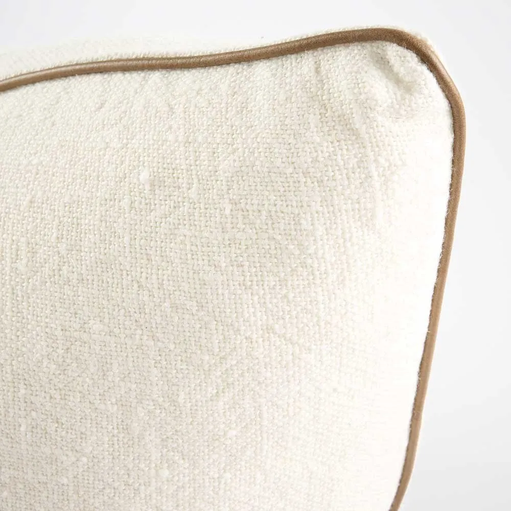 Muse Linen Cushion - Off White