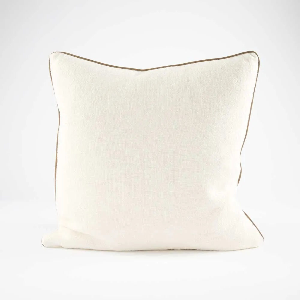 Muse Linen Cushion - Off White