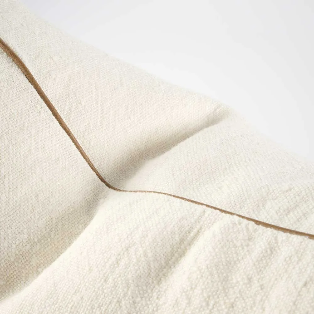 Muse Linen Cushion - Off White