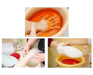 Paraffin Wax Liners 100 Pieces Clear Plastic Hand and Foot Liners