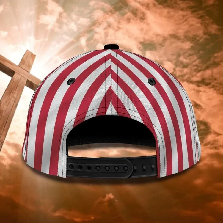 Personalized 4th of July Jesus Cap, Don't be Afraid Just Have Faith 3D Baseball Cap for Christian