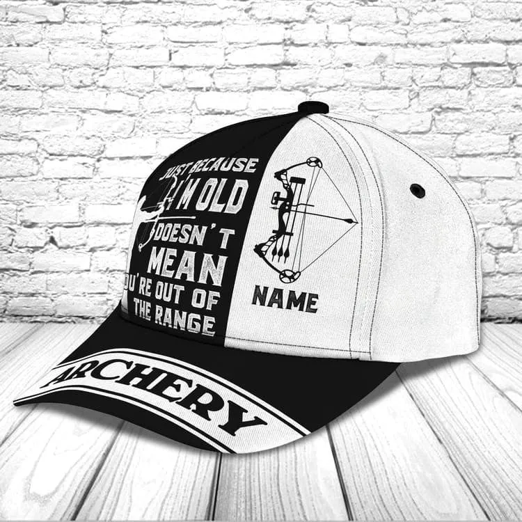 Personalized Archery Baseball Cap for Man, Archery Hat for Husband, Archery Hat for Him, Cap for Archers