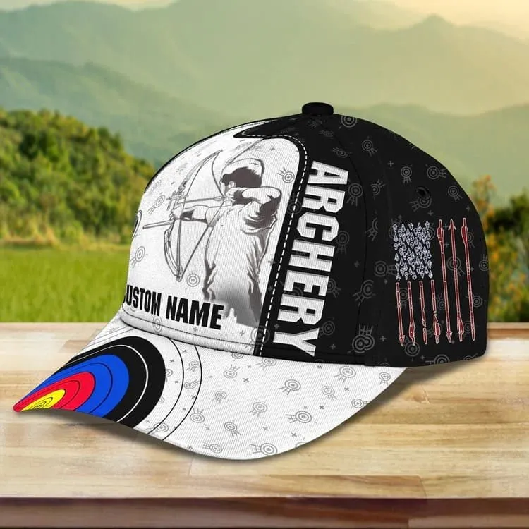 Personalized Archery Baseball Cap for Man, Archery Hat for Husband, Archery Hat for Him, Cap for Archers