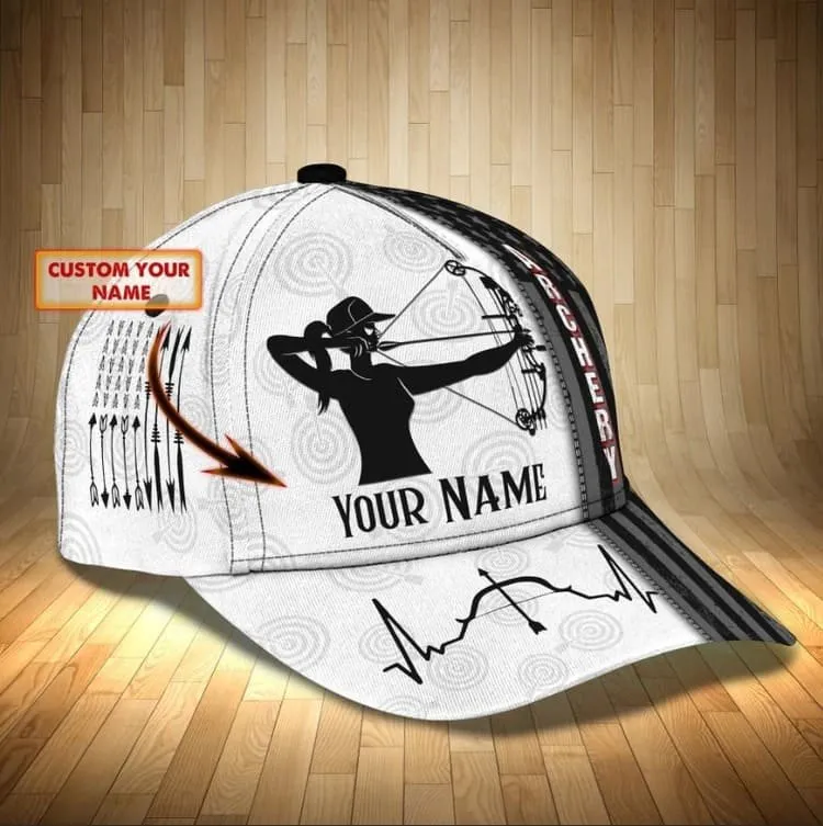 Personalized Archery Baseball Cap for Man, Archery Hat for Husband, Archery Hat for Him, Cap for Archers