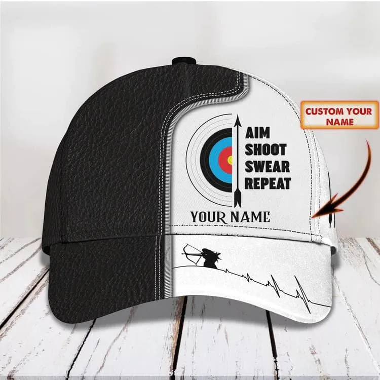 Personalized Archery Baseball Cap for Man, Archery Hat for Husband, Archery Hat for Him, Cap for Archers