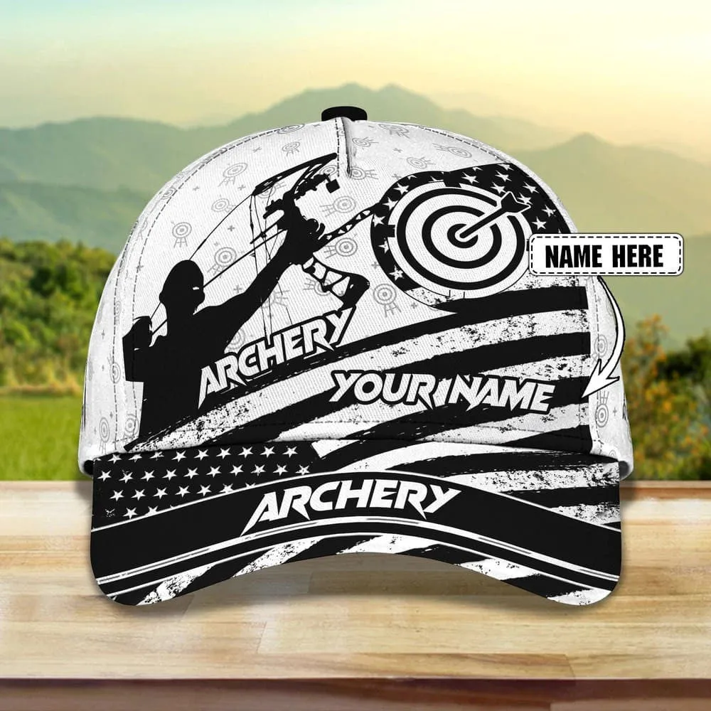 Personalized Archery Baseball Cap for Man, Archery Hat for Husband, Archery Hat for Him, Cap for Archers