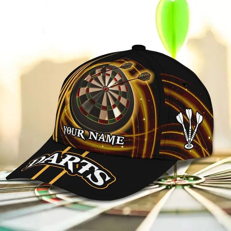 Personalized Darts Steps 3D Baseball Cap for Him, Dart Gift for His Birthday Dart Hat