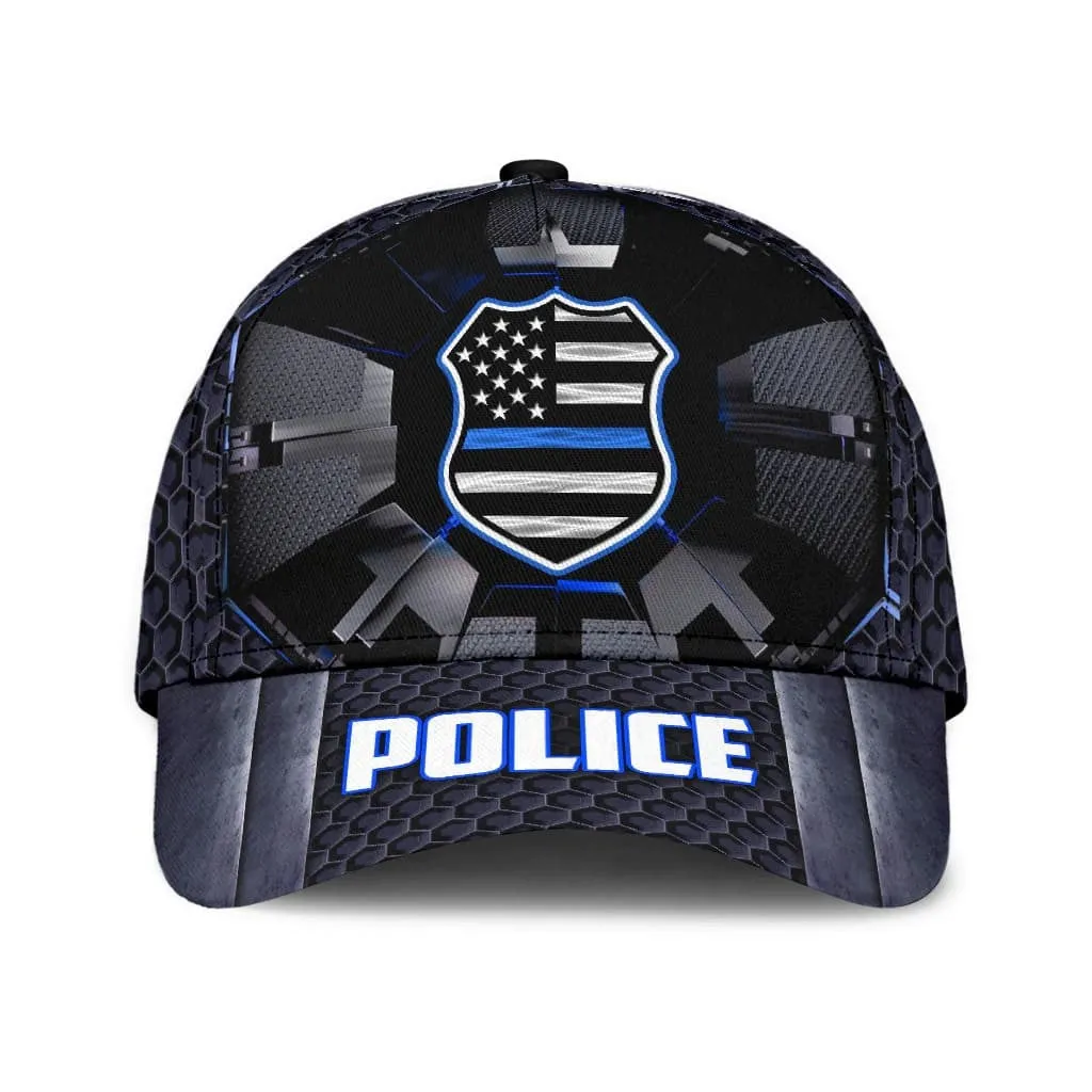 Personalized Police Officer 3D Baseball Cap, Eagle Police Hat for Him