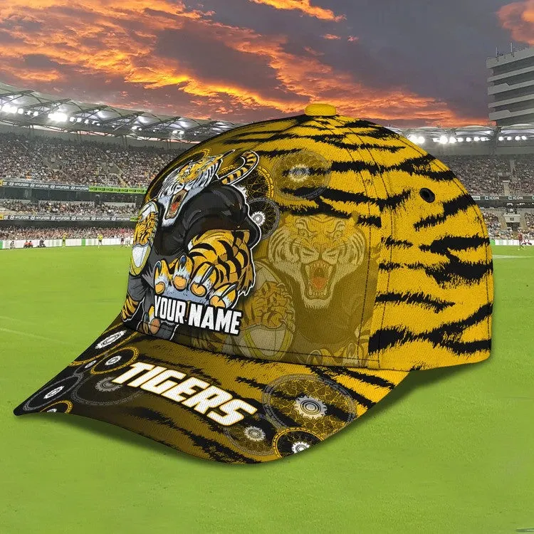 Personalized Richmond Tigers Football Club 3D Cap for Players, Custom Name Richmond Tigers Hat