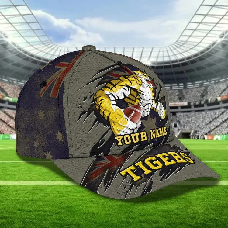 Personalized Richmond Tigers Football Club 3D Cap for Players, Custom Name Richmond Tigers Hat