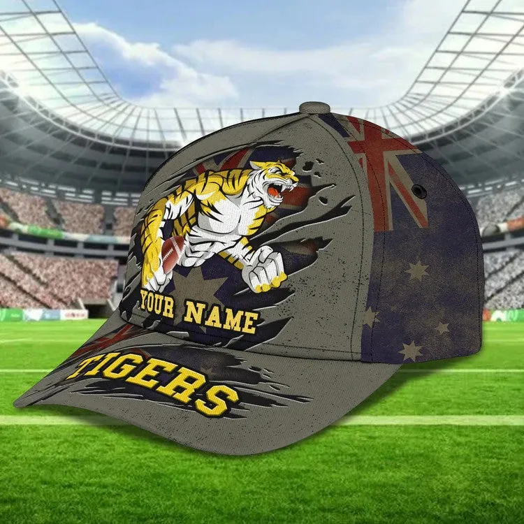 Personalized Richmond Tigers Football Club 3D Cap for Players, Custom Name Richmond Tigers Hat