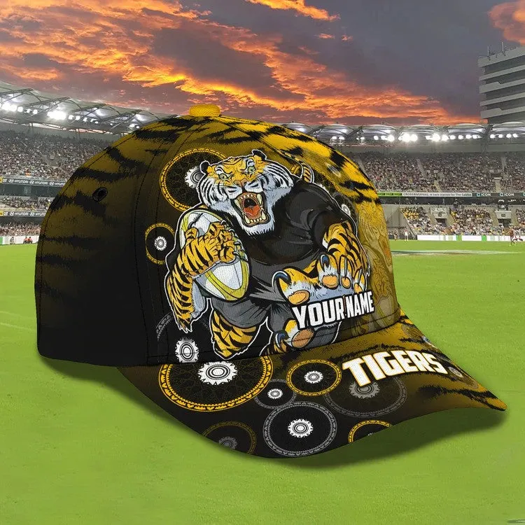 Personalized Richmond Tigers Football Club 3D Cap for Players, Custom Name Richmond Tigers Hat