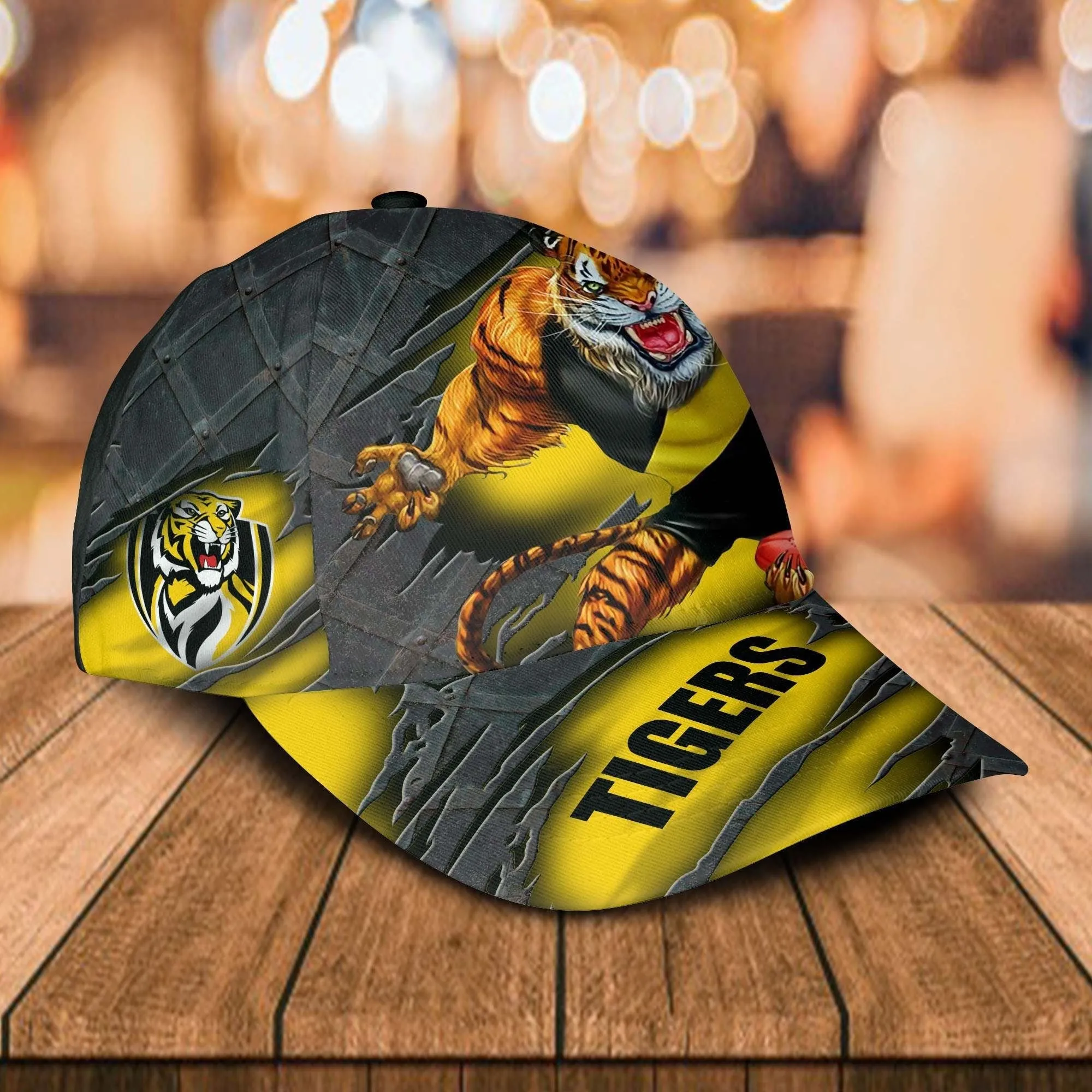 Personalized Richmond Tigers Football Club 3D Cap for Players, Custom Name Richmond Tigers Hat