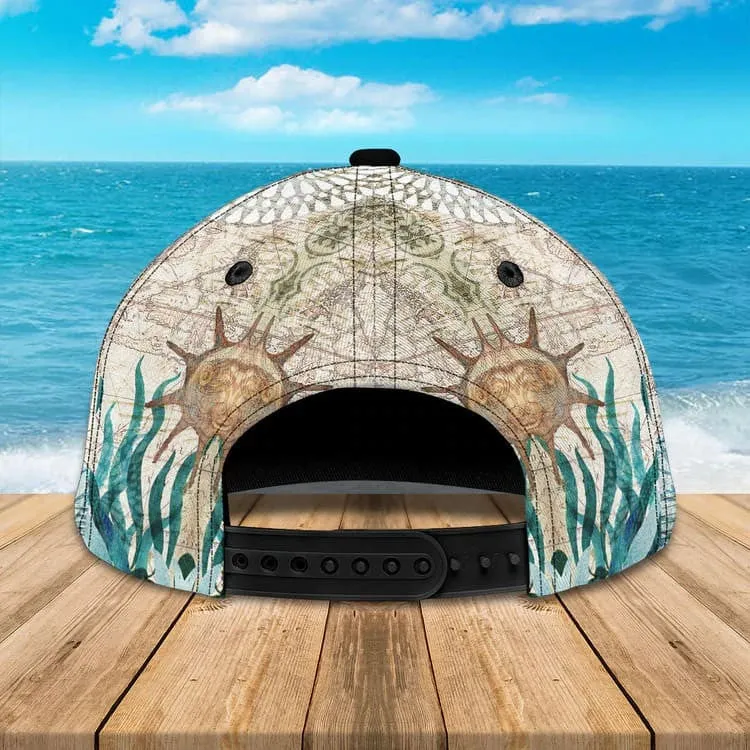 Personalized Summer Sea Turtle 3D Baseball Cap for Boyfriend, Beach Turtle Hat for Summer Holiday