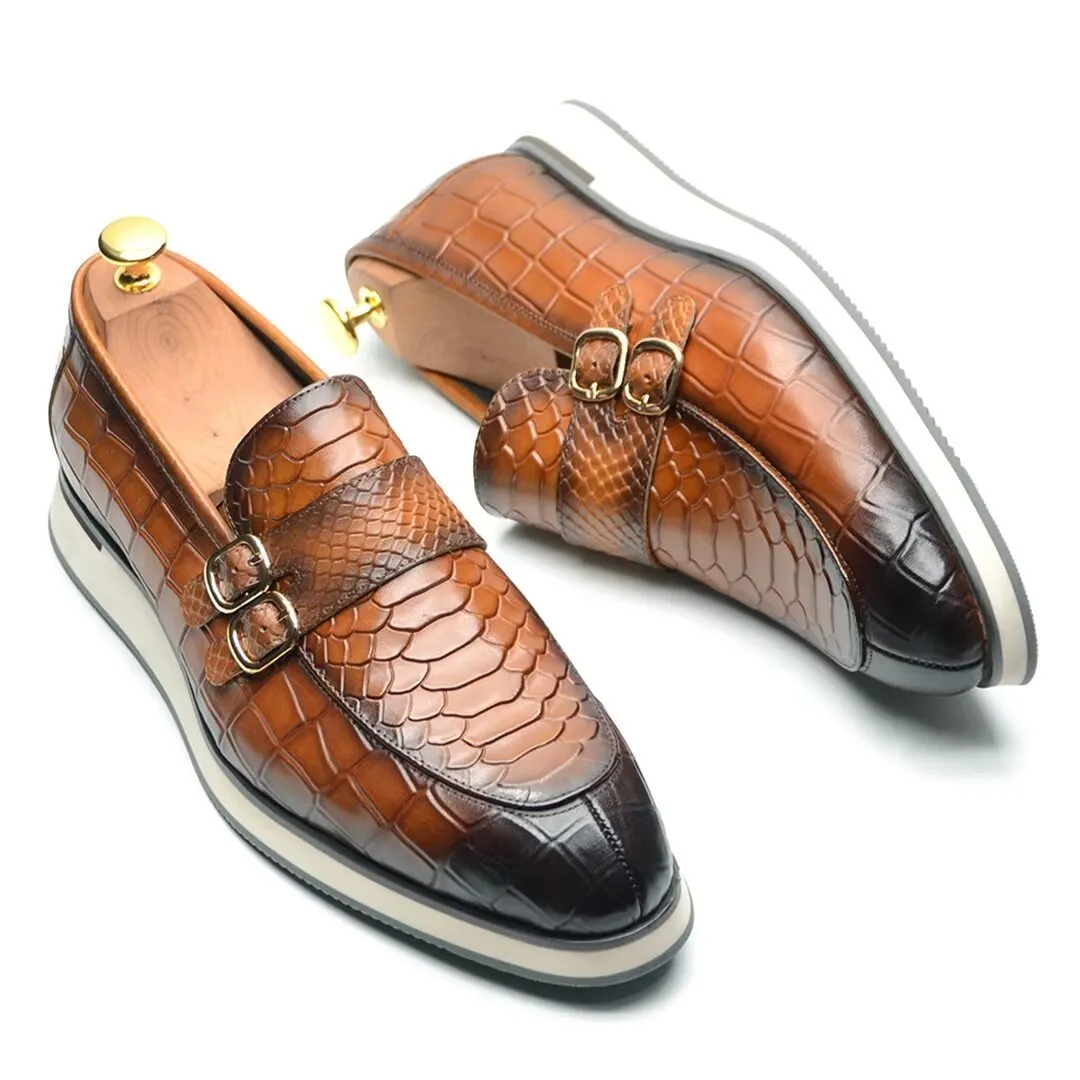 Refined Elegance Slip-On Leather Shoes