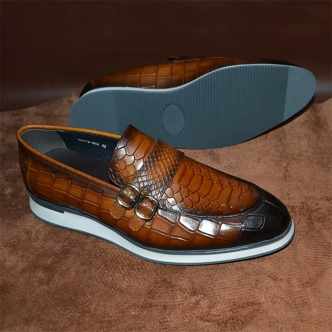 Refined Elegance Slip-On Leather Shoes