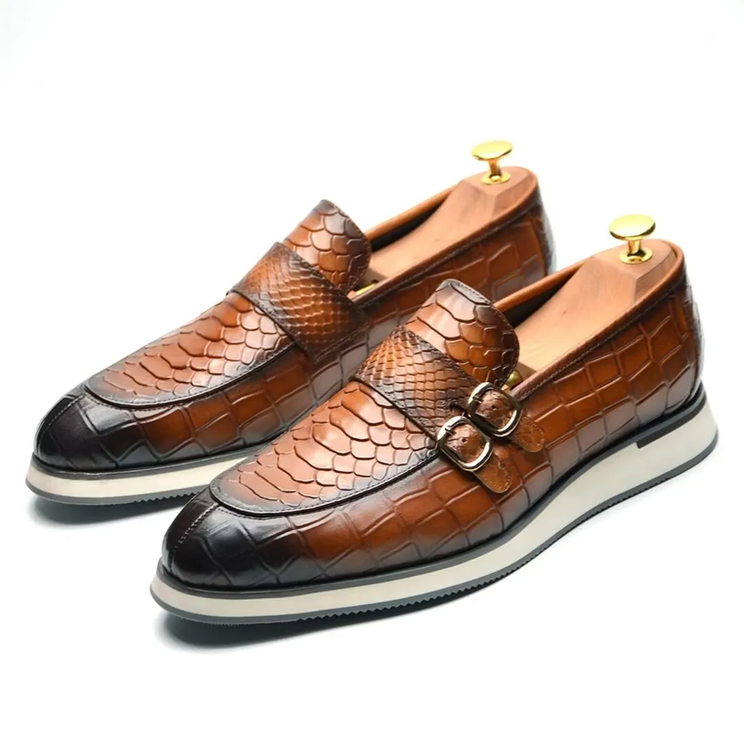 Refined Elegance Slip-On Leather Shoes