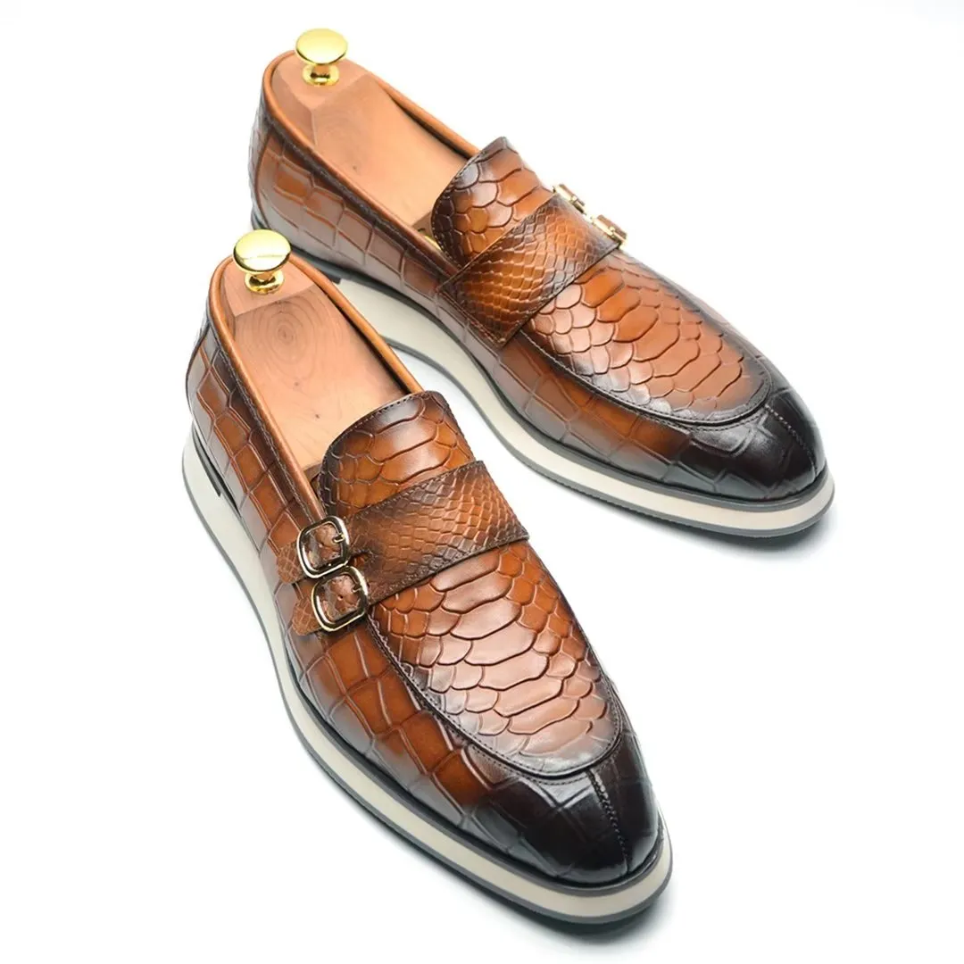 Refined Elegance Slip-On Leather Shoes