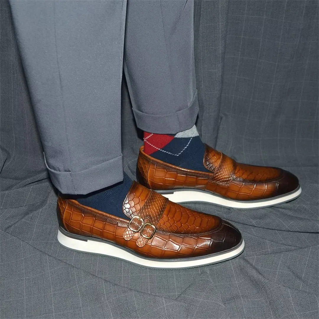 Refined Elegance Slip-On Leather Shoes