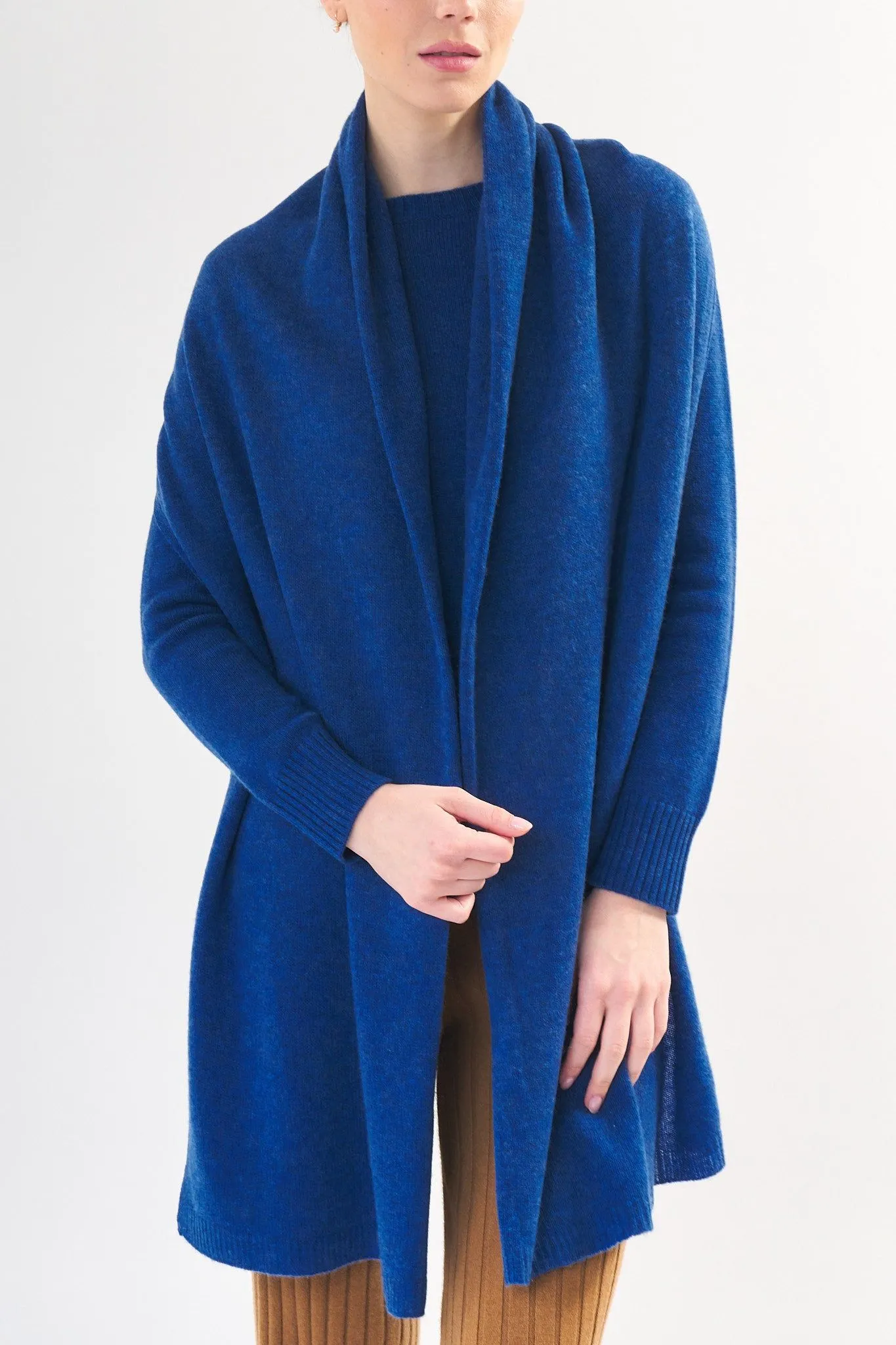 Robertson Madison 100% Cashmere Travel Wrap | Royal Blue