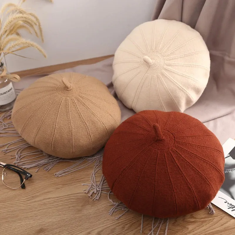 Soft and Chic Autumn Fashion Beret Hats