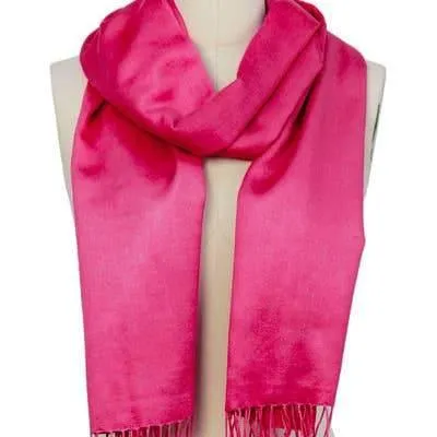 Solid Color Satin Scarf - Several Colors