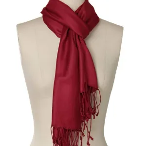 Solid Color Satin Scarf - Several Colors