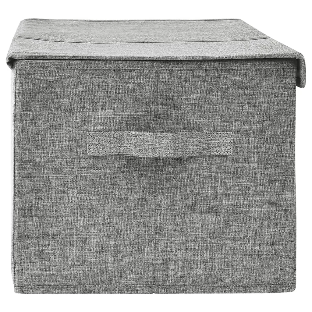 Storage Box Fabric 50x30x25 cm Grey