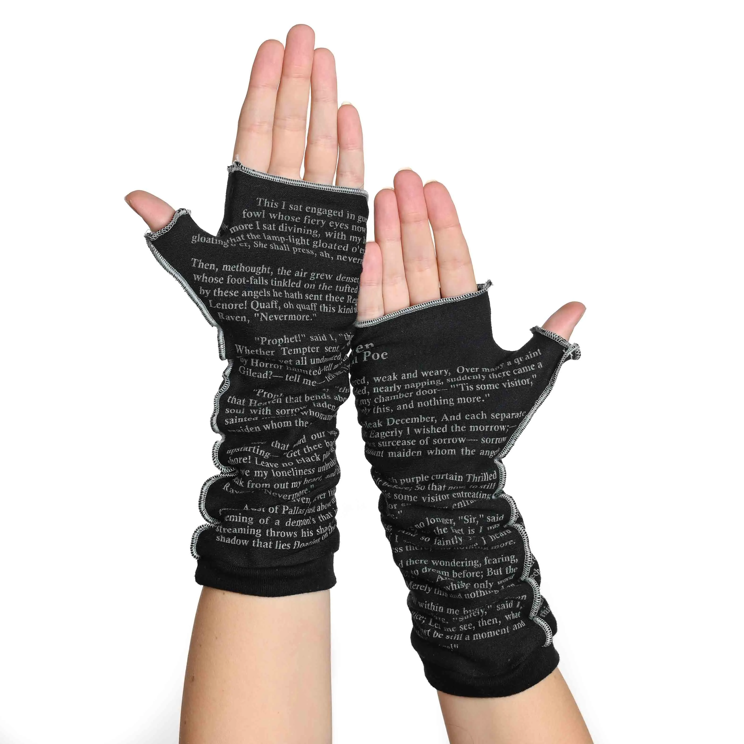 The Raven Glow-in-the-Dark Writing Gloves [Limited Edition]