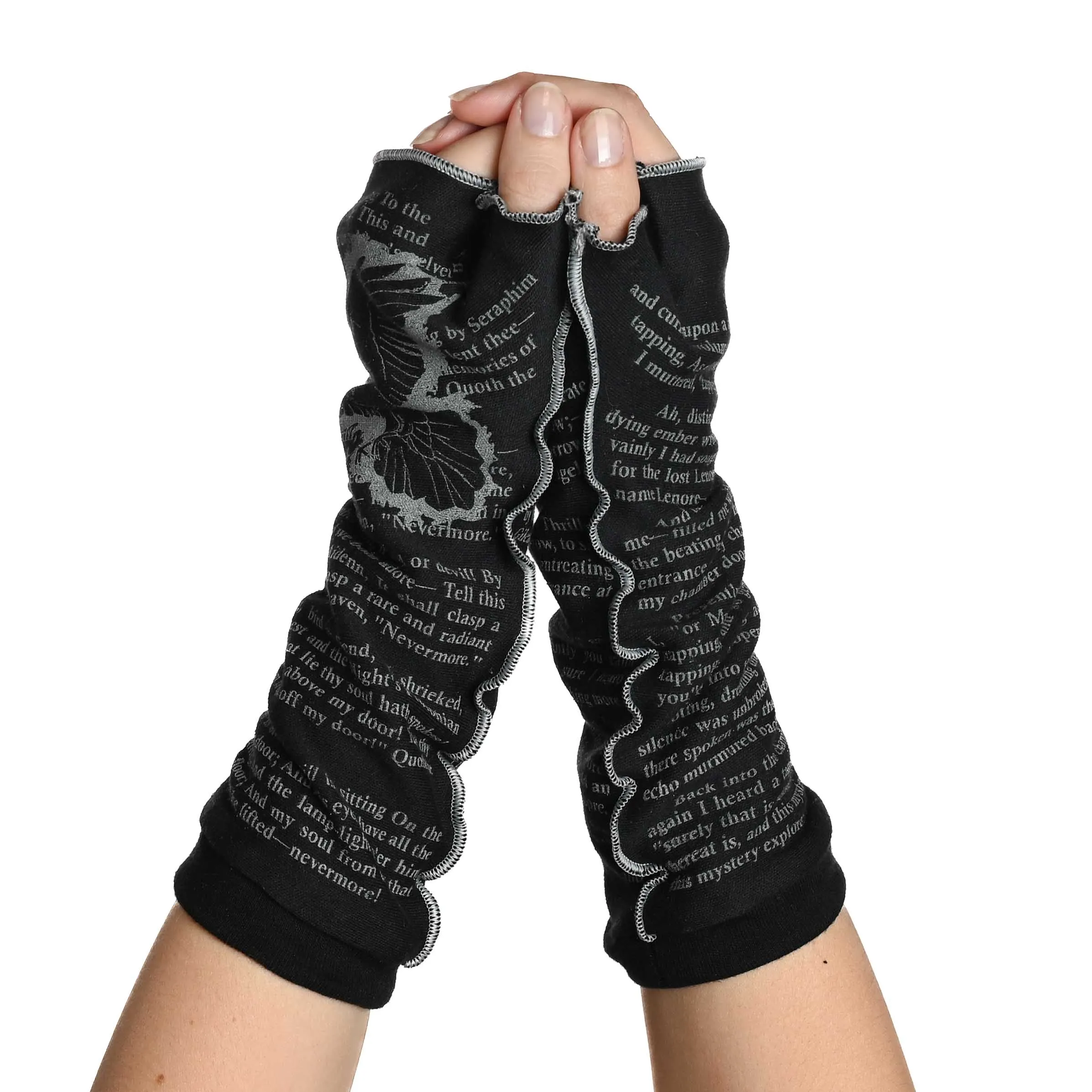 The Raven Glow-in-the-Dark Writing Gloves [Limited Edition]