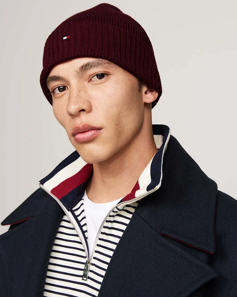 Tommy Hilfiger Tommy Hilfiger Flag Pima Cotton Beanie