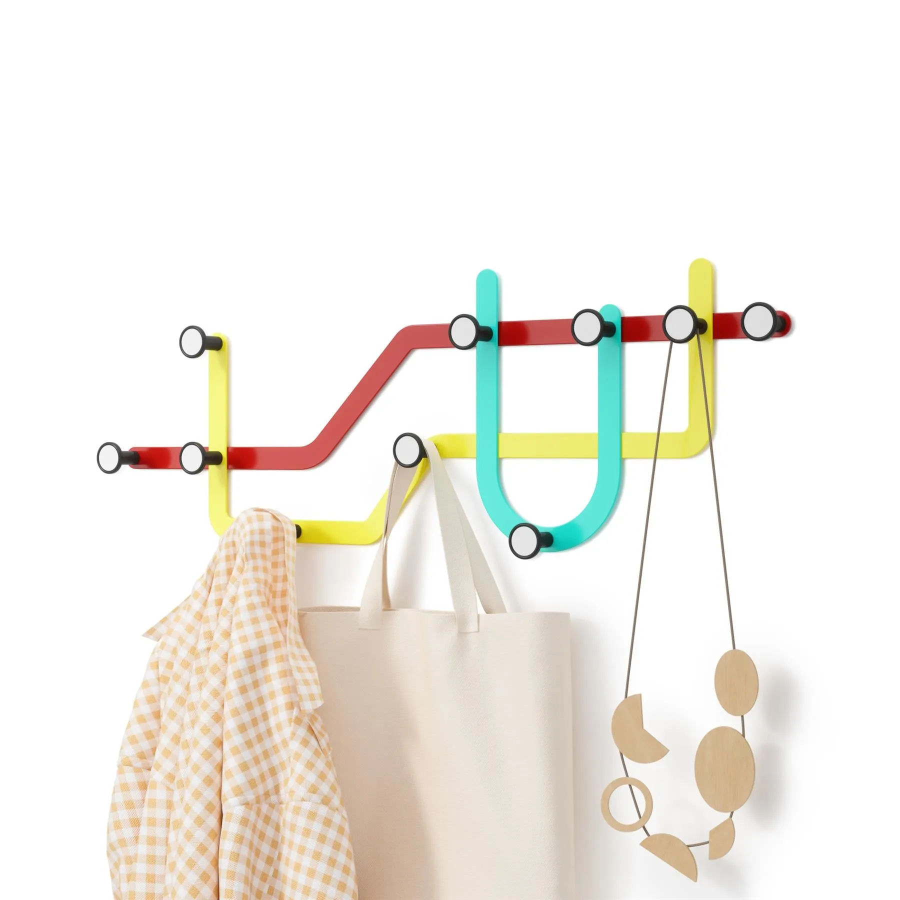 Umbra Subway Multi Hook Coat and Hat Rack