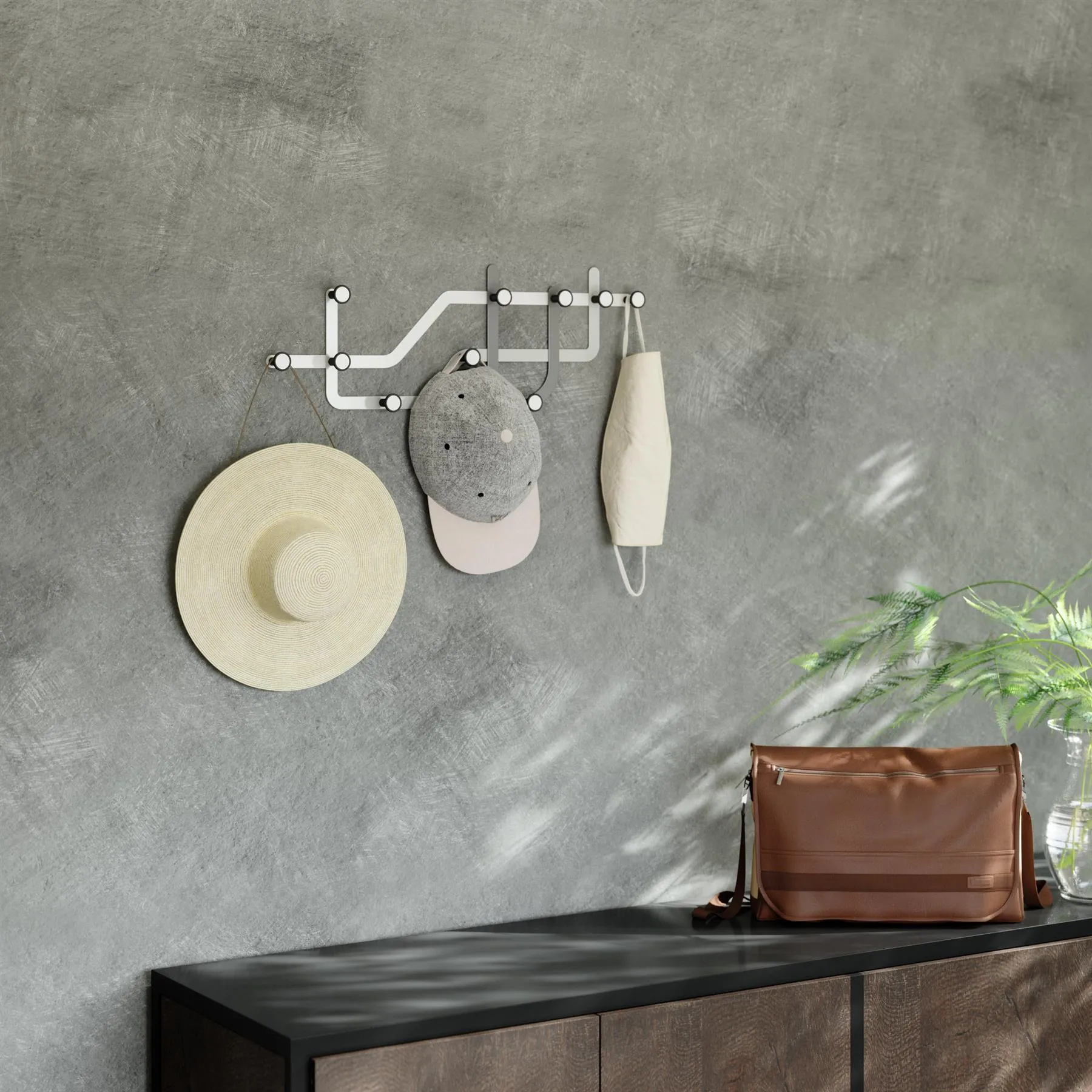 Umbra Subway Multi Hook Coat and Hat Rack