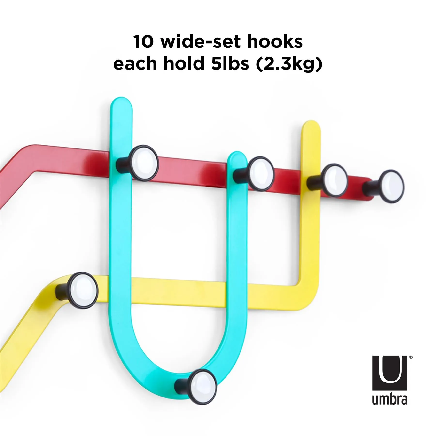 Umbra Subway Multi Hook Coat and Hat Rack