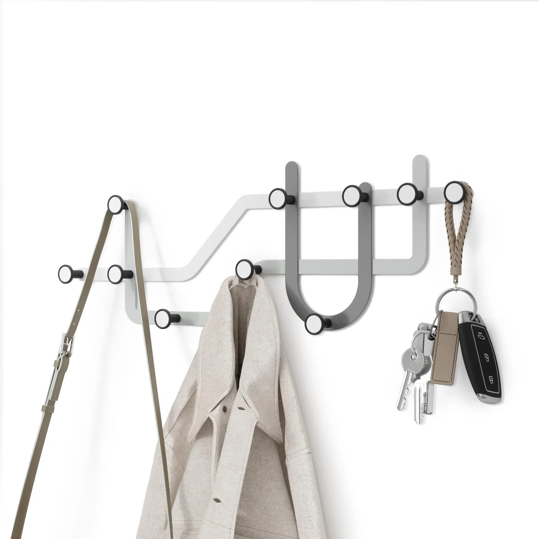 Umbra Subway Multi Hook Coat and Hat Rack