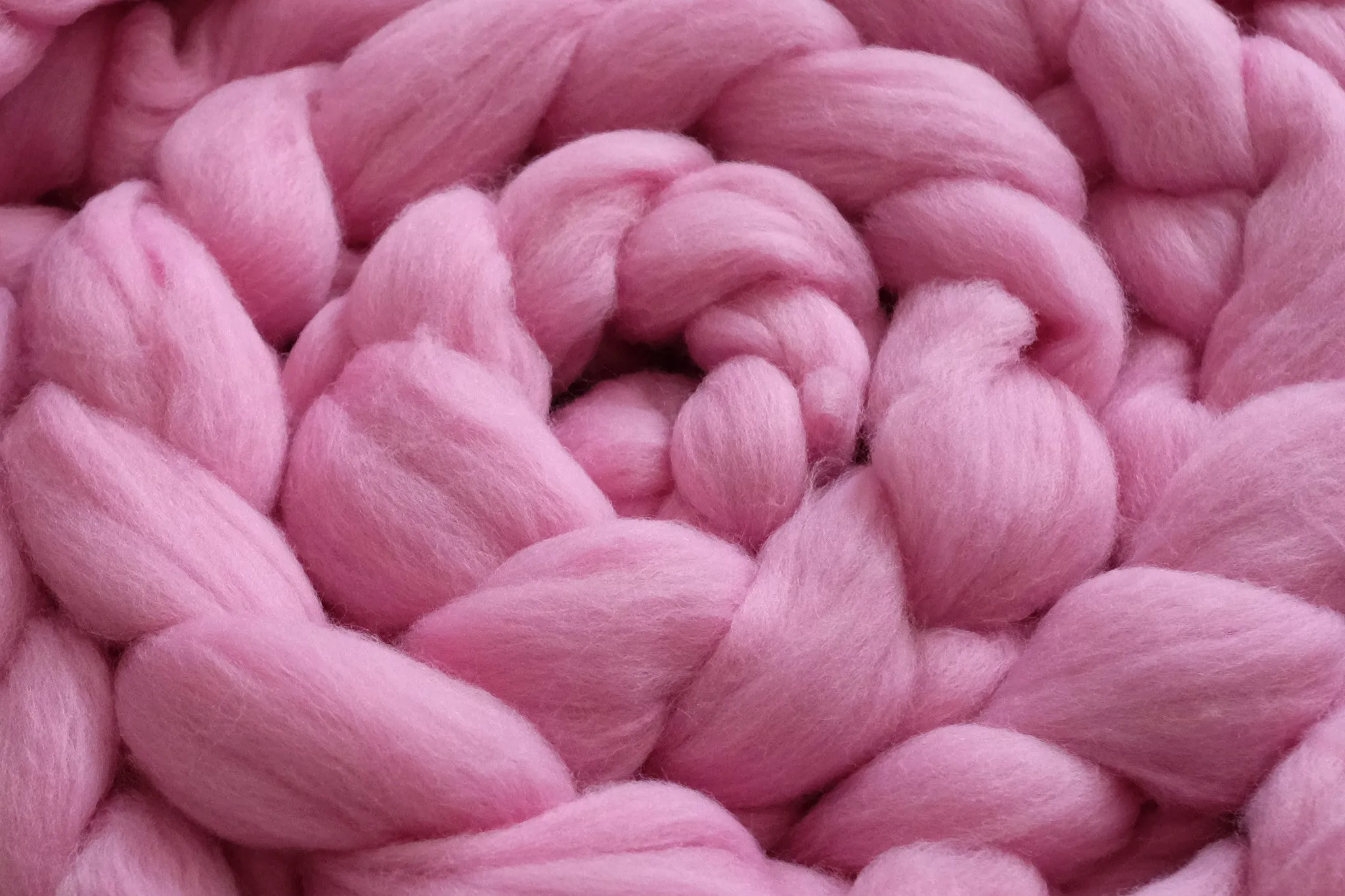 Wool Braid - Lotus Pink