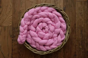 Wool Braid - Lotus Pink