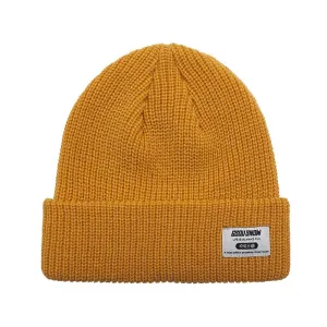 Yellow Unisex Vento Shredding Snow Knit Cap Beanie