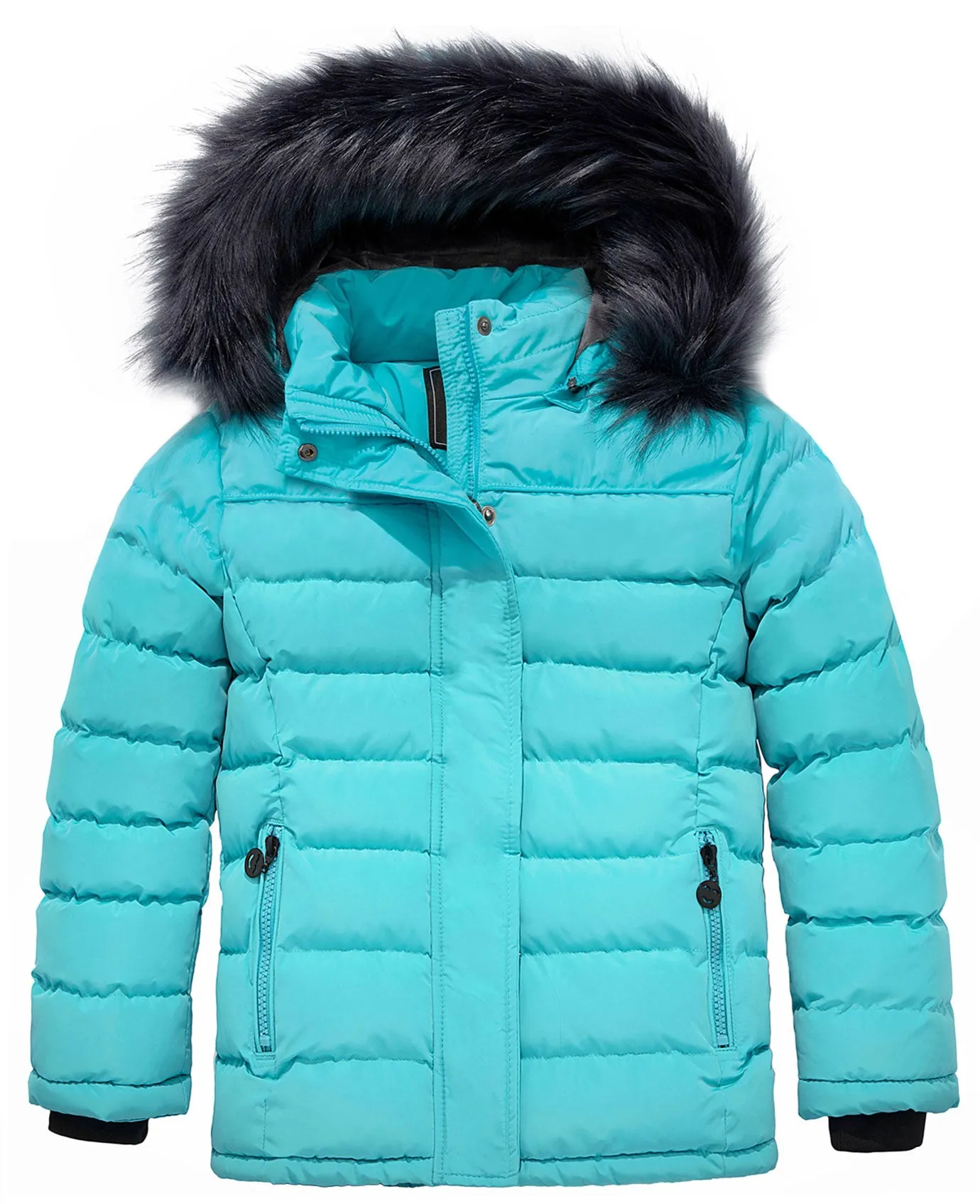 ZSHOW Girls' Puffer Jacket Padded Winter Coat